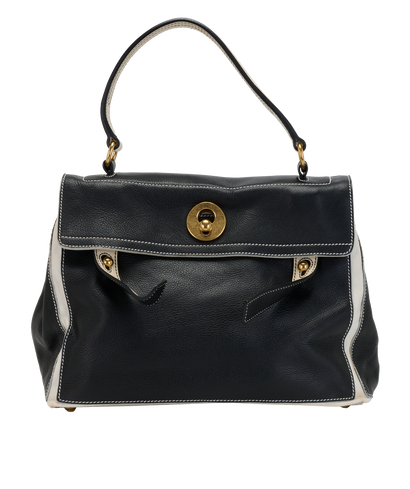 Muse 2, &pound;395, Handbags, Black, Leather, Front view